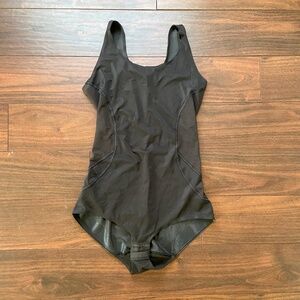 Sexy Sheer Shaping  Bodysuit In Black Super Slimming Size XL